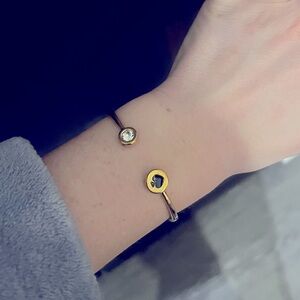 Kate Spade Gold Bracelet with Spade logo
